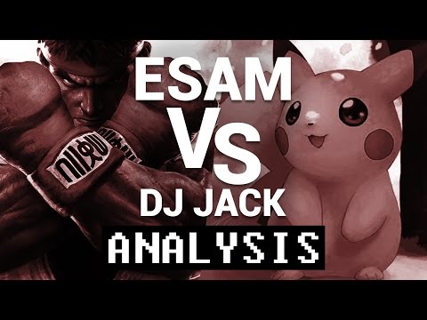 PIKACHU VS RYU ANALYSIS! ESAM vs DJ Jack (Versus Weekly GFs)