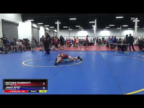 110 Lbs Round 1 (8 Team) - Matthew McDermott, New York Vs Jawad Bazzi, Michigan Blue B557