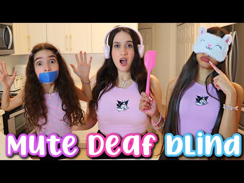 BLIND, DEAF & MUTE BAKING CHALLENGE!