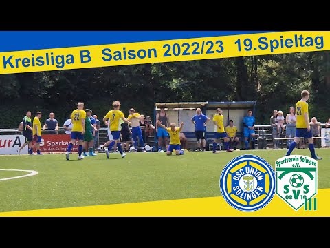 BSC Union Solingen - SV Solingen III Highlights | Kreisliga B, 19. Spieltag 2022/23