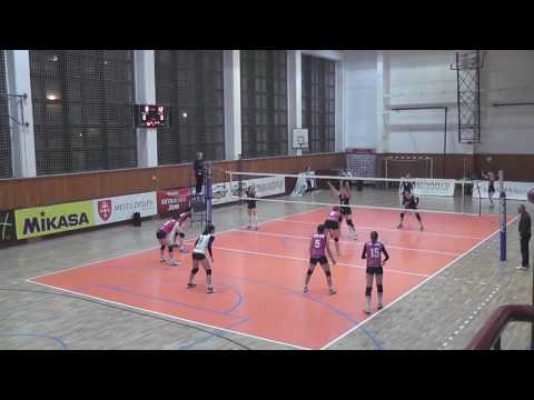 TJ Slávia TU Zvolen -  Hit UCM Trnava (10. kolo 1. set)