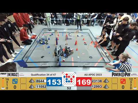 12993 RoboKings vs 8644 the Brainstormers (Winning alliance APOC 2023)