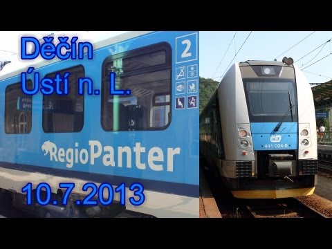 RegioPantery ČD 440 - Děčín a Ústí nad Labem, 10.7.2013
