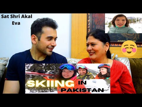 Akki and Mom Reaction - SKIING in PAKISTAN! by Eva Zu Beck