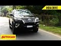 Toyota Fortuner India Drive Autocar India