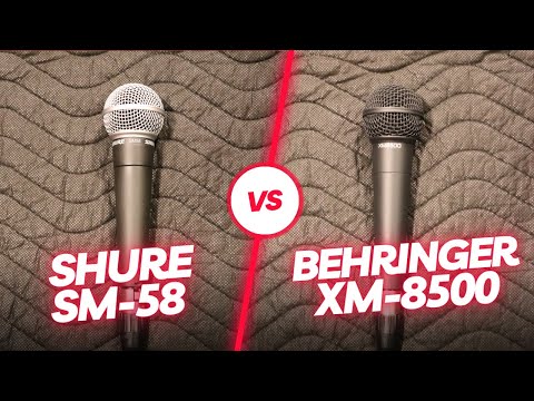 Shure SM58 vs. Behringer XM-8500
