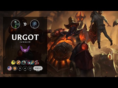 Urgot Jungle vs Kindred - NA Master Patch 12.10