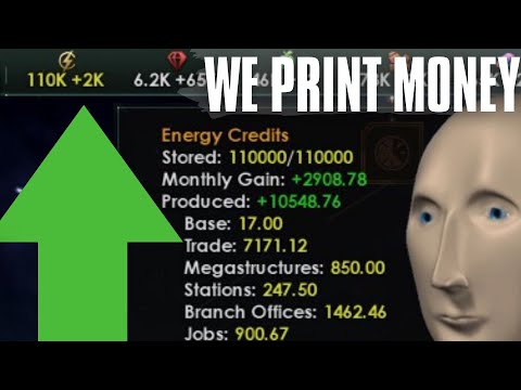 Printing Energy Credits in Stellaris.
