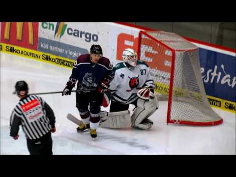Hluboká n.Vlt Knights - Č.Krumlov 5:8, 1.finále 2016-17 (sestřih 1.část)