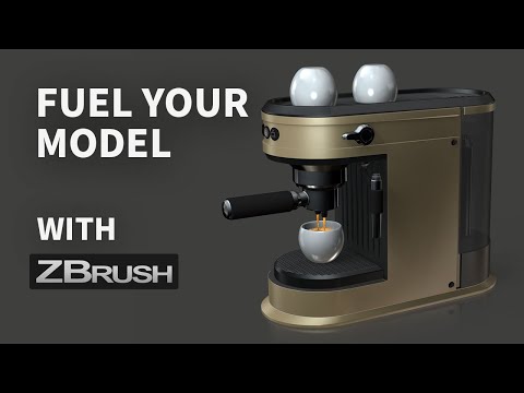 Fuel Your Model With ZBrush - ZModeler, Booleans, & Rendering in Action