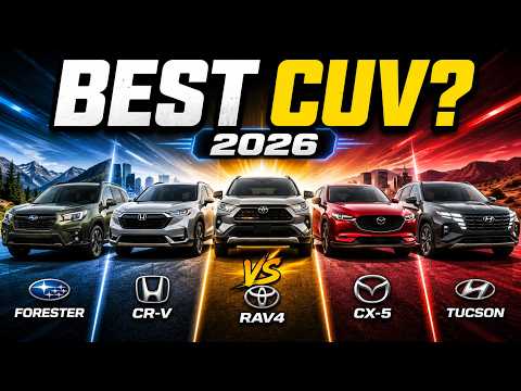 Thumbnail for Best Crossover SUV in 2026? CR-V vs RAV4 vs Forester vs CX-5 vs Tucson by Crossover SUV