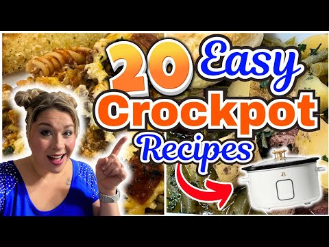 20 ⭐BEST⭐CROCKPOT Recipes YOOU FAMILY will LOVE! | QUICK & EASY SLOW COOKER MEALS 