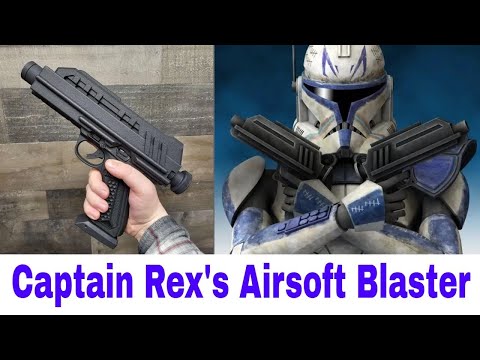 AAP-01 DC-17 Star Wars Blaster Conversion For Airsoft / Captain Rex's Blaster
