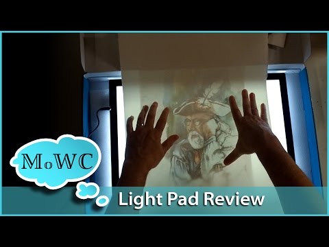 Huion Light Pad Review & Using a Lightbox for Watercolor Painting