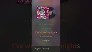 Download lagu Payphone - Maroon 5  lyrics #payphone   #maroon5   #lyrics mp3