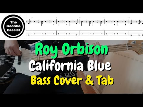 Roy Orbison - CALIFORNIA BLUE - Bass cover with TABS