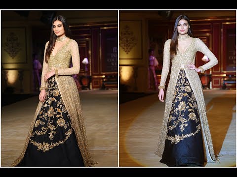 Athiya Shetty SIZZLES the ramp at India Couture Week 2017