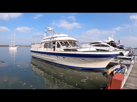 £109,000 Trader 50 Long Range Motor Yacht. Unbelievable internal volume. It's a house on the water!