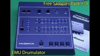 Video thumbnail for Free Drum Samples Pack Vol #14 (EMU Drumulator) by SFX-LAB