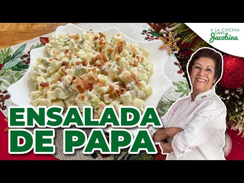 Ensalada de Papa – Ensalada Navideña Cremosa y Deliciosa ✅