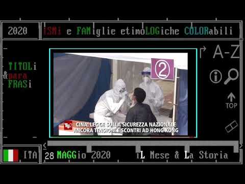 TITOLi TG2 sera 28 maggio 2020 - GioveDì