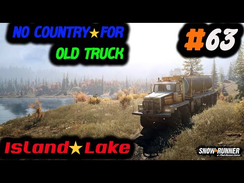No Country For Old Truck Walkthrough #63 Island Lake  (Michigan) SnowRunner 4K (2160p)