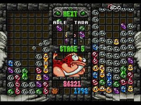 Puyo Puyo Tsu (Saturn) - Scenario Mode Normal - All Clear - 161,887 pts.