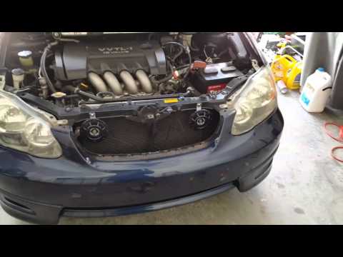 06 corolla xrs hella style horns install