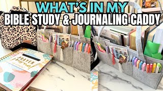 WHAT'S IN MY BIBLE CADDY AND JOURNALING TOTE -