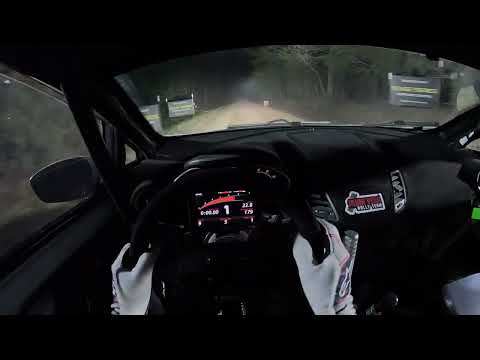 Thumbnail for Powerstage win #pov Ford Fiesta ST rally car - SS14 Deep Ford - 100 Acre Wood Rally 2024 by rall
