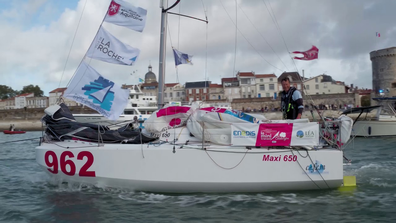 Пять Maxi 650 на старте Mini-Transat 2019