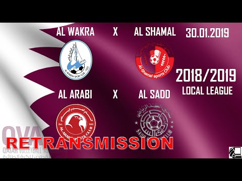 Al Wakra X Al Shamal, Al Arabi X Al Sadd - Local Volleyball League 2018/19