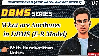 Download the video "Attributes in DBMS | ER Model | What are Attributes | Easy Explanation | semester exam"