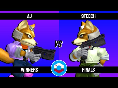 SoCal Melee Arcadian 2022 - AJ (Fox) vs. Steech (Fox) - SSBM - Winners Finals