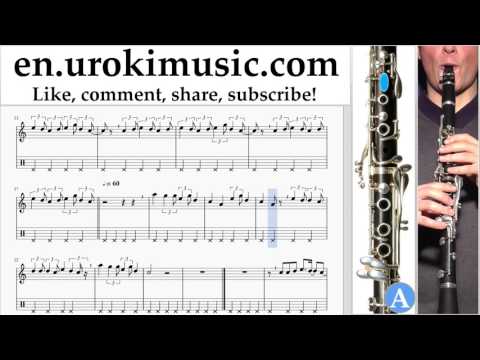 How to Play Clarinet Lukas Graham - 7 Years Tabs Part#2 um-i352