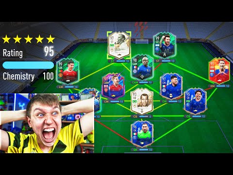 I GOT A 195 RATED FUT DRAFT!!! *WORLD RECORD* FIFA 22