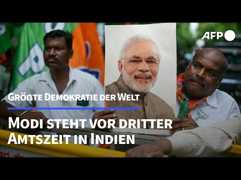 Parlamentswahl in Indien: Dritte Amtszeit für Modi wahrscheinlich | AFP