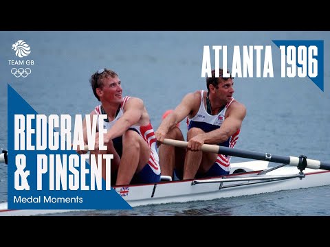 Steve Redgrave & Matthew Pinsent Pairs Rowing Gold | Atlanta 1996 Medal Moments