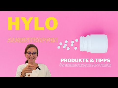 Hylo eye drops for dry eyes