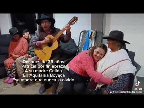 Reencuentros Patricia Piñeros, niña robada en Aquitania Boyaca en 1990