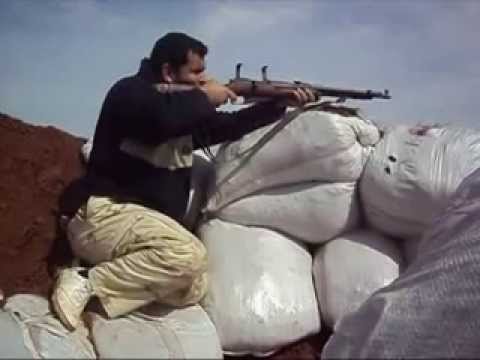 قنص عصابات الأسد المتمركزة بحاجز الكهرباء في الشيخ مسكين من قبل لواء حمص الوليد