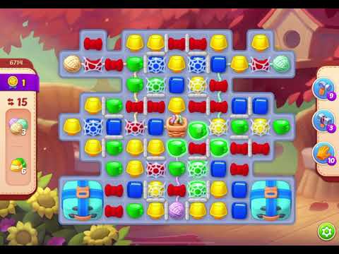 HomeScapes Level 6714 no boosters (15 moves)