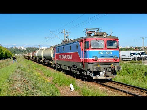 Tren de marfa GFR - cuplul 2 la iesire din Suceava Vest cu 40-1009-2 - 23.05.2020