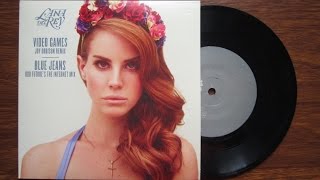 Lana Del Rey - Video Games / Blue Jeans / unboxing vinyl 7&quot; Single  /