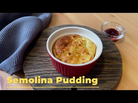 Baked Semolina Pudding Recipe