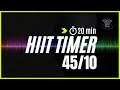 My favorite 20 min 45/10 Combo Hiit Timer to build muscle | Mix 114