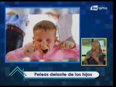 Peleas delante de los hijos 