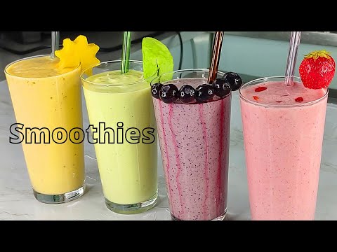 4 No Added Sugar * Healthy Smoothies Recipe * Navinas kitchen