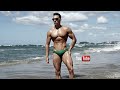 Teen Bodybuilder Beach Posing Pre Bodybuilding Contest Morgan Styrke Studio