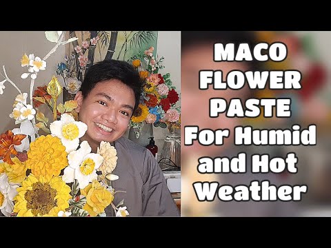 MACO PASTE (Flower paste for Humid and Hot weather) Vlog 32 by marckevinstyle